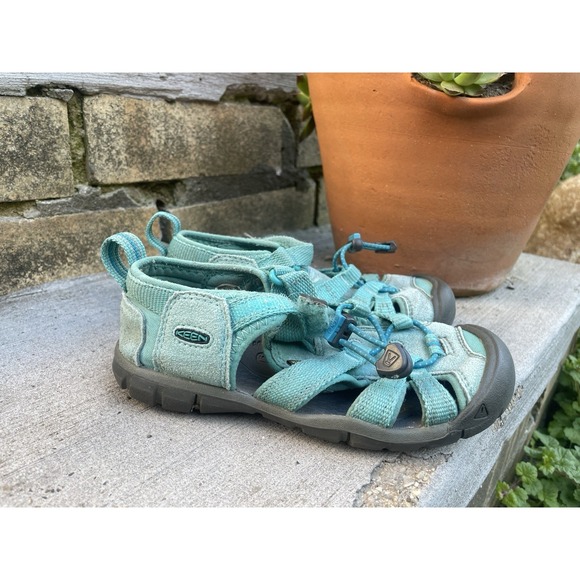 Keen Other - Keen Newport H2 Girls Size 12 Youth Teal Sandals Waterproof Hiking Water Shoes